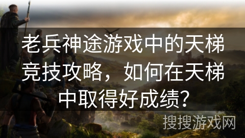 老兵神途游戏中的天梯竞技攻略，如何在天梯中取得好成绩？