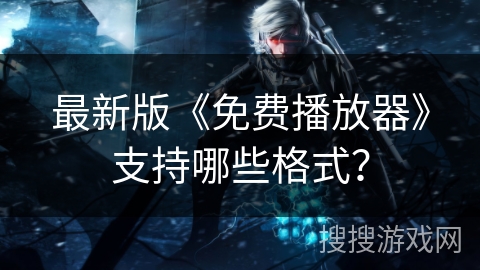 最新版《免费播放器》支持哪些格式? 最新版《免费播放器》支持哪些格式?