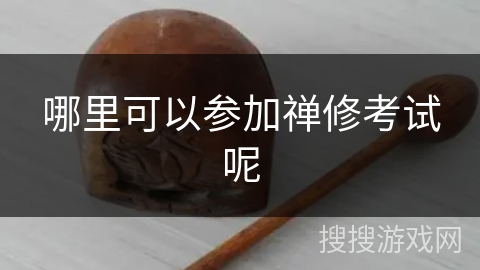 哪里可以参加禅修考试呢