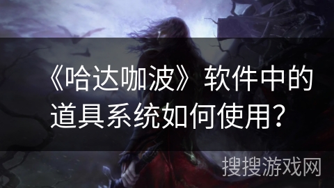 《哈达咖波》软件中的道具系统如何使用？