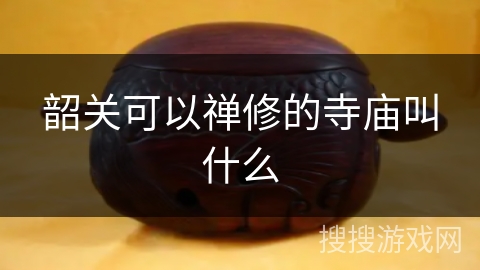 韶关可以禅修的寺庙叫什么