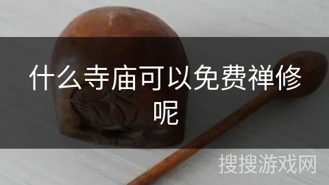 什么寺庙可以免费禅修呢