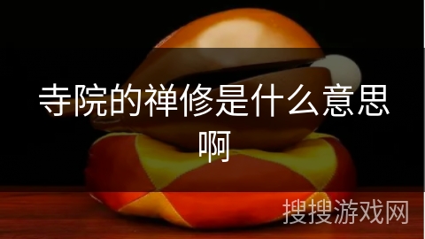 寺院的禅修是什么意思啊