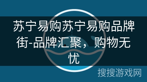 苏宁易购苏宁易购品牌街-品牌汇聚，购物无忧