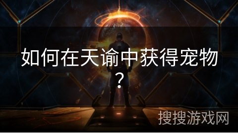 如何在天谕中获得宠物？