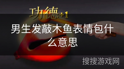 男生发敲木鱼表情包什么意思