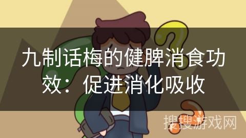 九制话梅的健脾消食功效：促进消化吸收