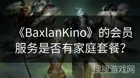 《BaxlanKino》的会员服务是否有家庭套餐？