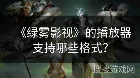 《绿雾影视》的播放器支持哪些格式？