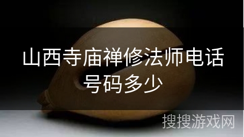 山西寺庙禅修法师电话号码多少
