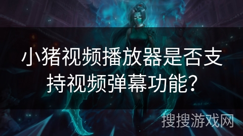 小猪视频播放器是否支持视频弹幕功能？