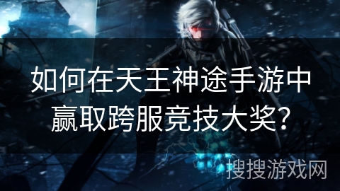 如何在天王神途手游中赢取跨服竞技大奖？