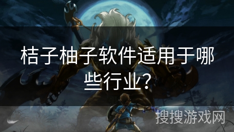 桔子柚子软件适用于哪些行业？