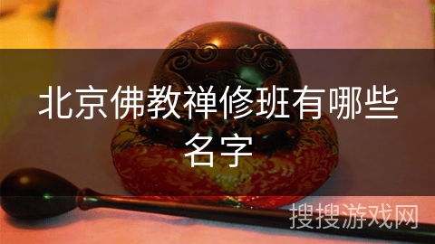 北京佛教禅修班有哪些名字