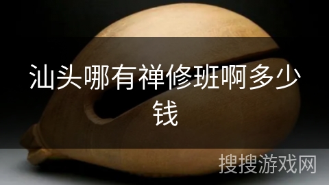 汕头哪有禅修班啊多少钱