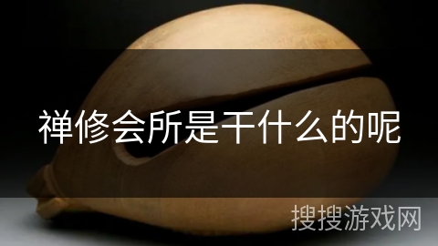 禅修会所是干什么的呢