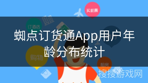 蜘点订货通App用户年龄分布统计