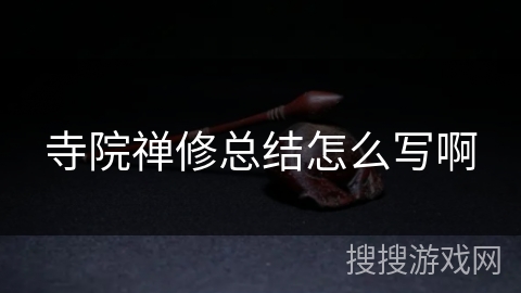 寺院禅修总结怎么写啊