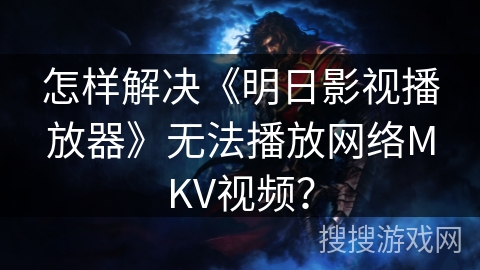 怎样解决《明日影视播放器》无法播放网络MKV视频？