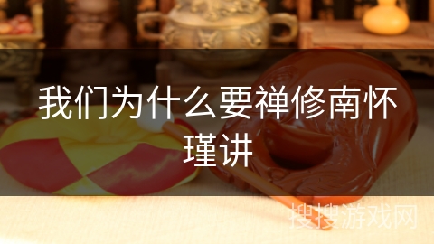 我们为什么要禅修南怀瑾讲