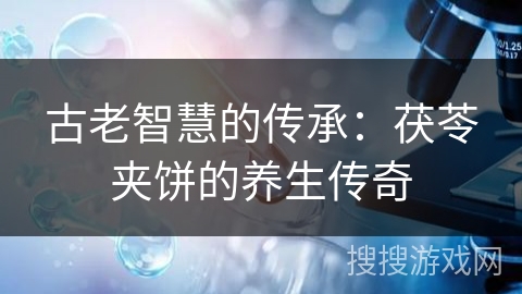 古老智慧的传承：茯苓夹饼的养生传奇