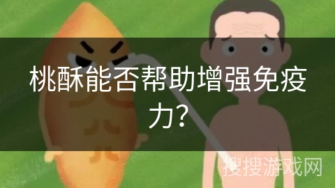 桃酥能否帮助增强免疫力？