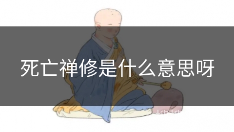 死亡禅修是什么意思呀