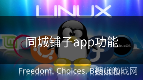 同城铺子app功能