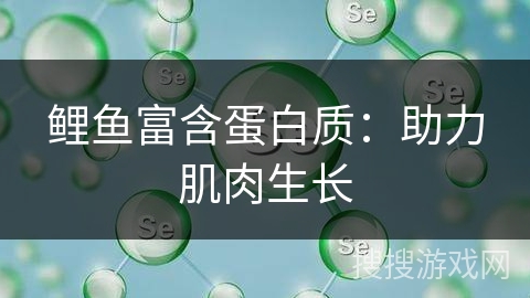 鲤鱼富含蛋白质：助力肌肉生长