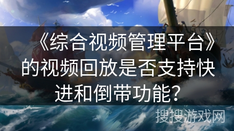 《综合视频管理平台》的视频回放是否支持快进和倒带功能？