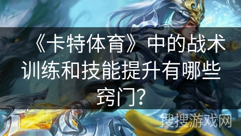 《卡特体育》中的战术训练和技能提升有哪些窍门？