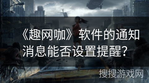 《趣网咖》软件的通知消息能否设置提醒？