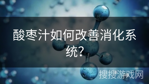 酸枣汁如何改善消化系统？