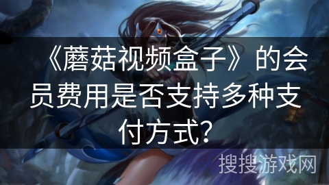 《蘑菇视频盒子》的会员费用是否支持多种支付方式？