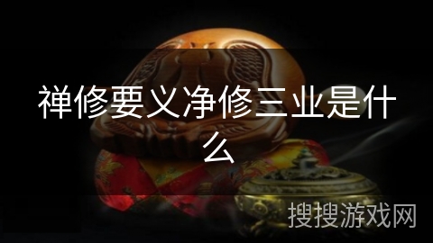 禅修要义净修三业是什么