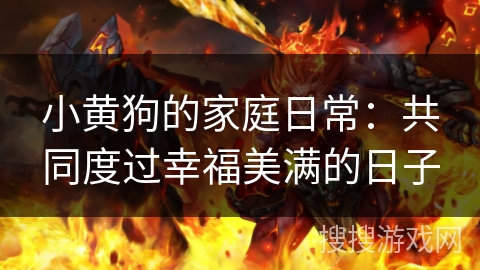 小黄狗的家庭日常：共同度过幸福美满的日子