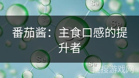番茄酱:主食口感的提升者 番茄酱:主食口感的提升者