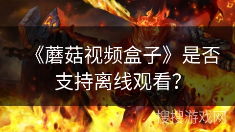 《蘑菇视频盒子》是否支持离线观看？