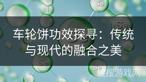 车轮饼功效探寻：传统与现代的融合之美