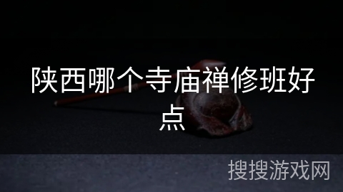 陕西哪个寺庙禅修班好点