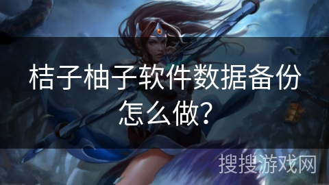 桔子柚子软件数据备份怎么做? 桔子柚子软件数据备份怎么做?