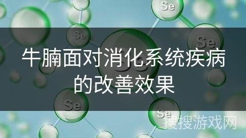 牛腩面对消化系统疾病的改善效果