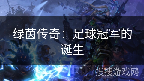 绿茵传奇:足球冠军的诞生 绿茵传奇:足球冠军的诞生