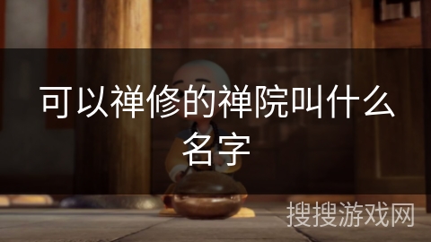 可以禅修的禅院叫什么名字