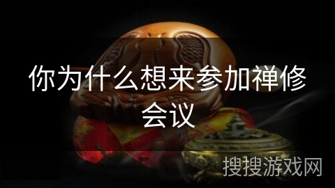 你为什么想来参加禅修会议