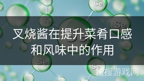 叉烧酱在提升菜肴口感和风味中的作用 叉烧酱在提升菜肴口感和风味中的作用