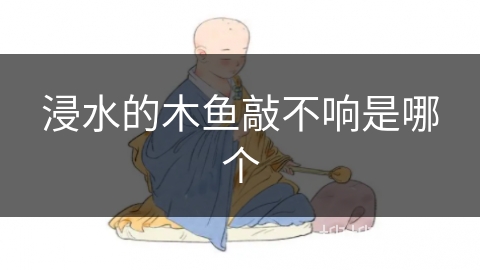 浸水的木鱼敲不响是哪个