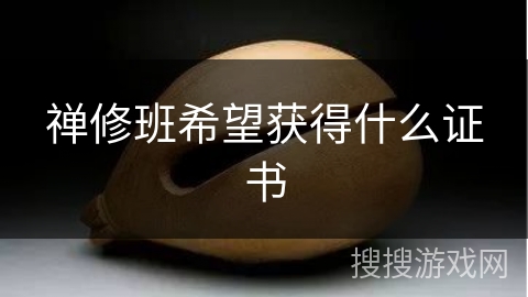 禅修班希望获得什么证书