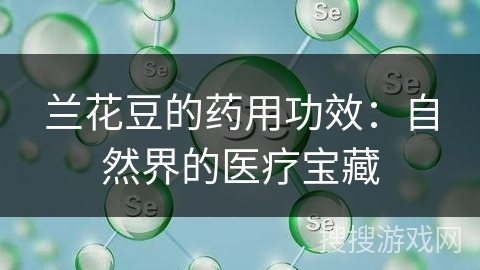 兰花豆的药用功效：自然界的医疗宝藏
