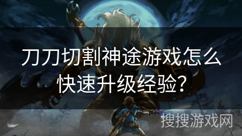 刀刀切割神途游戏怎么快速升级经验？